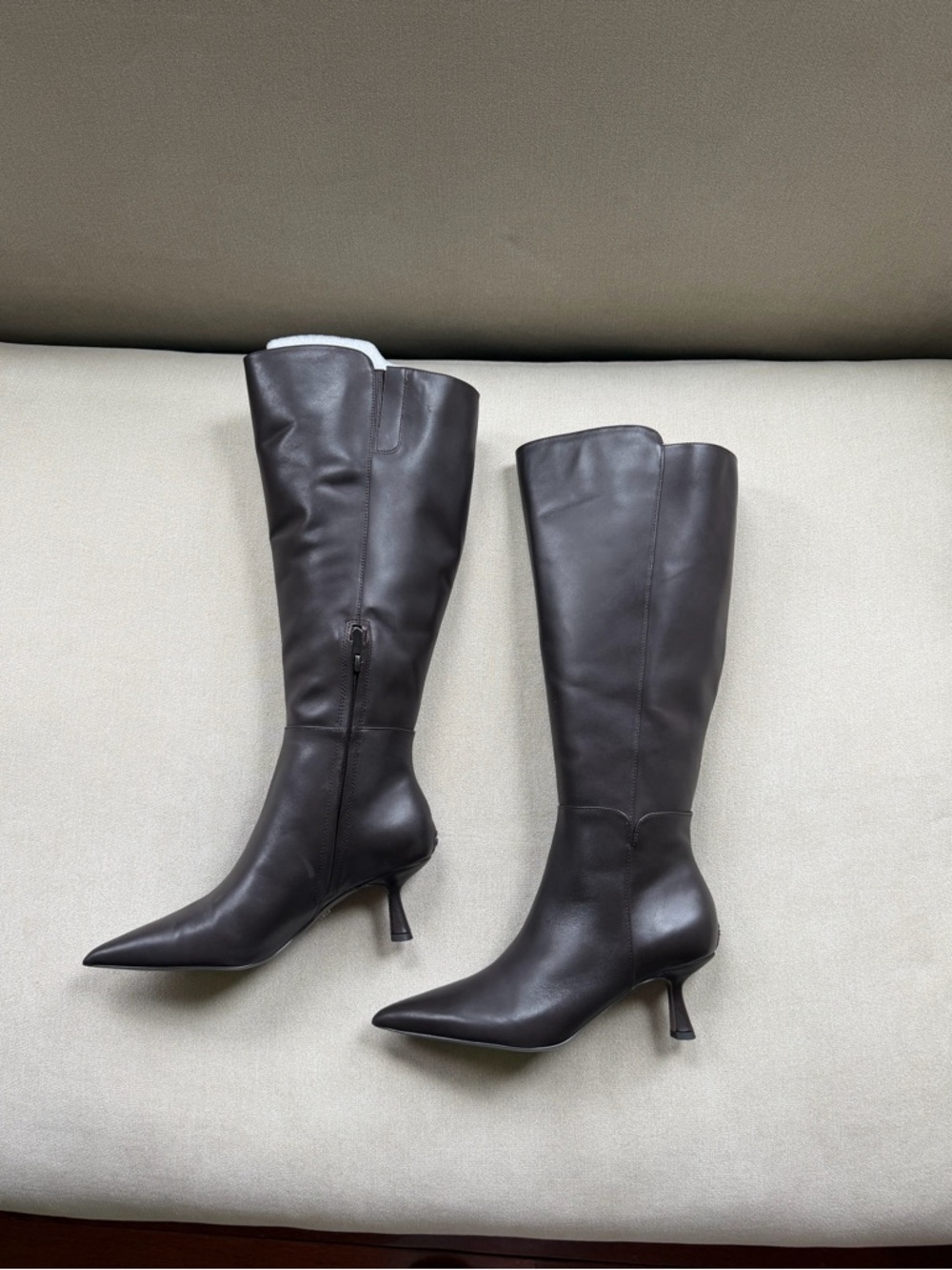 Sam Edelman Taylin Boots in Chocolate Brown, Size 8.5, Wide Calf NWT